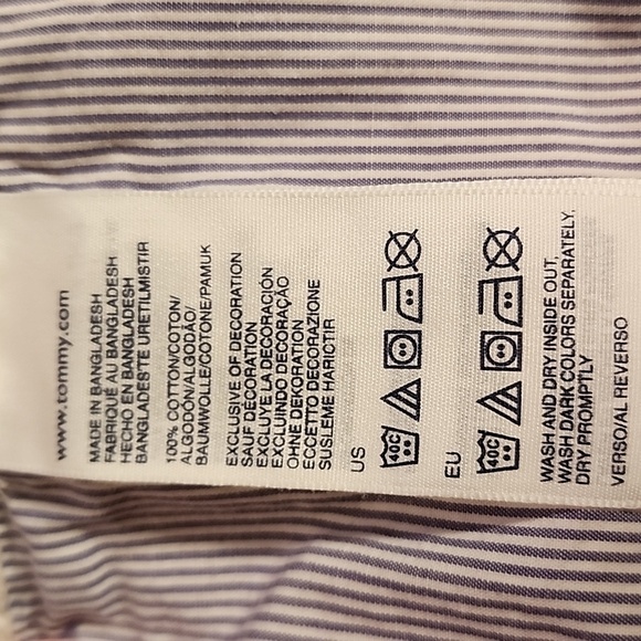 Women's shorts , tommy hilfiger size 8 orange paisley design zip & button front - Picture 7 of 9